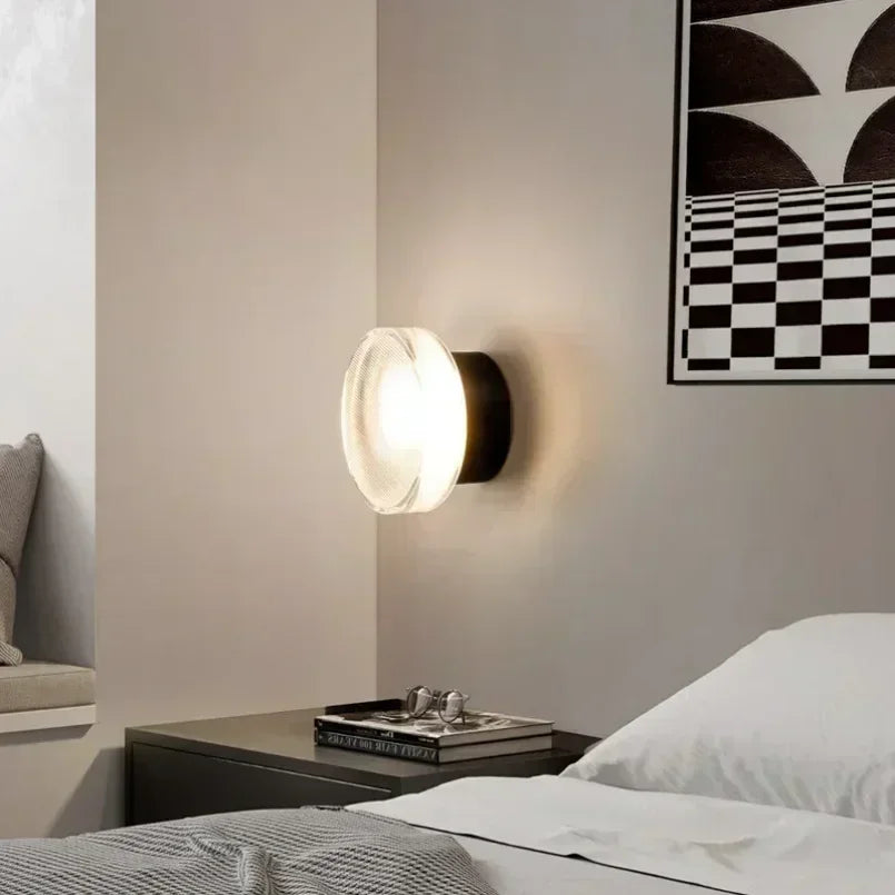 Modern Design LED Wall Lamps For Bedroom  Bedside Indoor Outdoor Round Sconce Light Fixtures Acryli 6