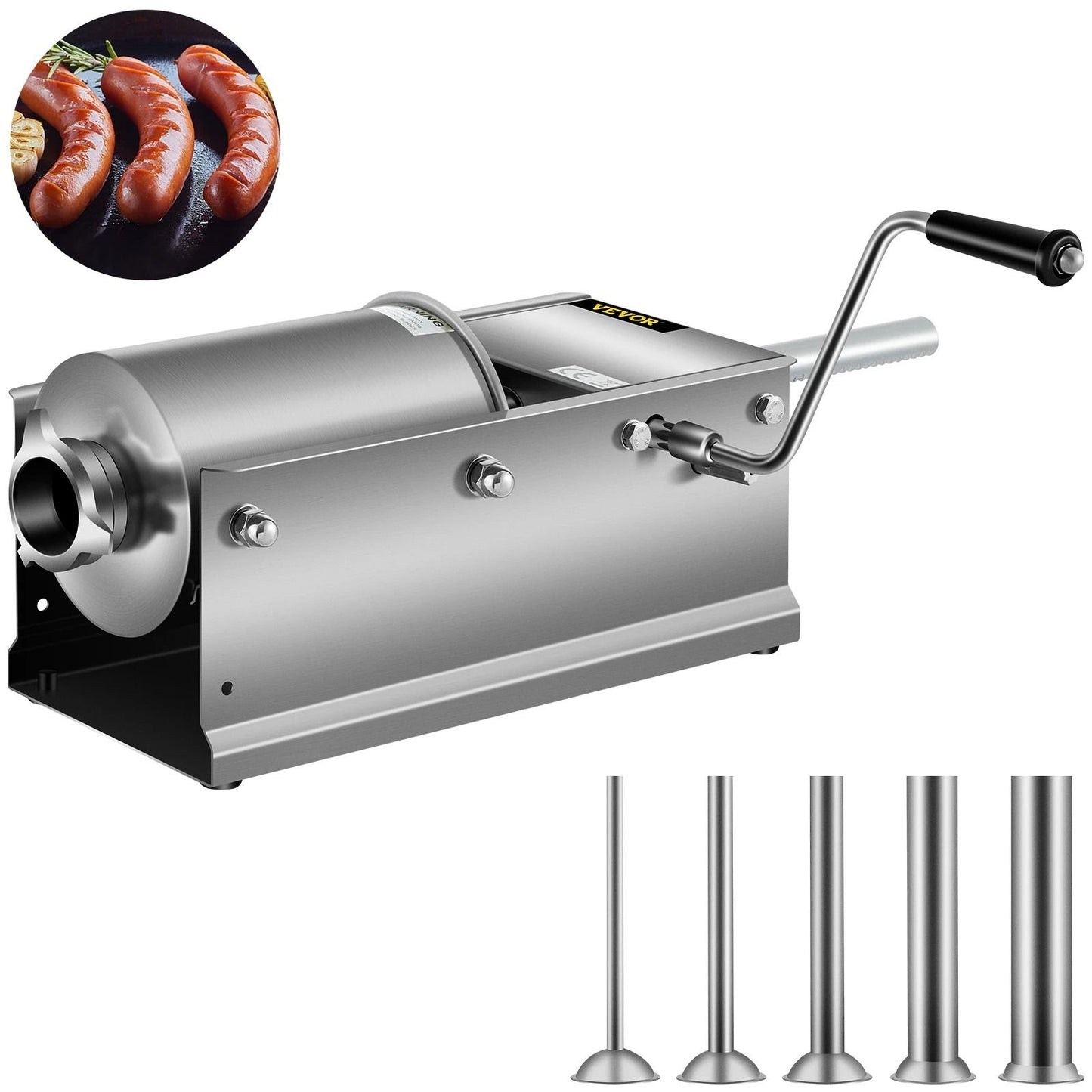 3 L Manual Sausage Stuffer for Home and Commercial Use