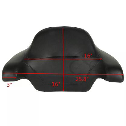 Motorcycle King Trunk Rack Backrest For Harley Touring  Street Glide  Road Glide Compatible Sissy B 5