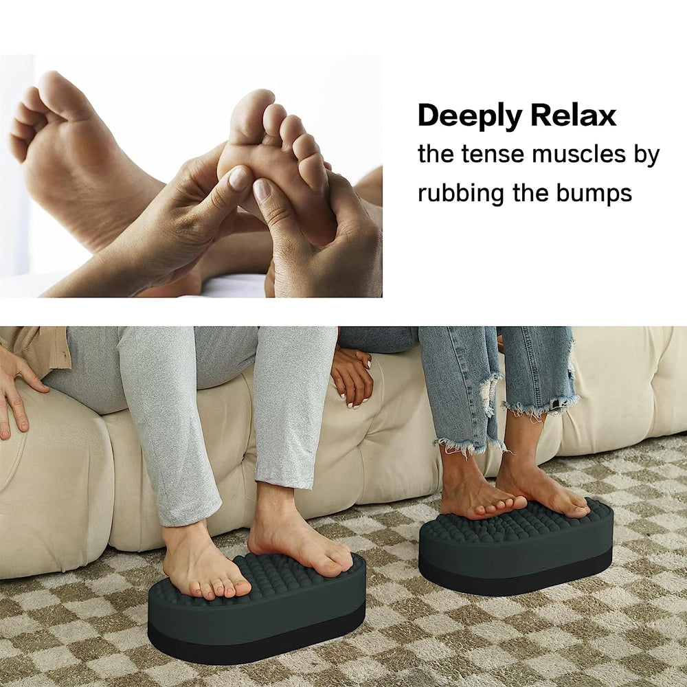 Adjustable Under Desk Foot Rest & Stool, Ergonomic Relief for Back & Hip Pain for Office Chairs and Gaming Setups