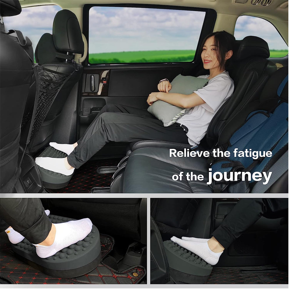 Adjustable Under Desk Foot Rest & Stool, Ergonomic Relief for Back & Hip Pain for Office Chairs and Gaming Setups