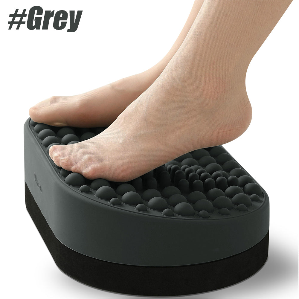 Adjustable Under Desk Foot Rest & Stool, Ergonomic Relief for Back & Hip Pain for Office Chairs and Gaming Setups