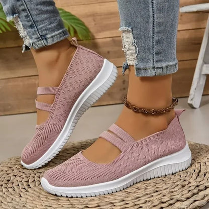 Womens Casual Sports Shoes Breathable Mesh Lightweight Soft Sole 2