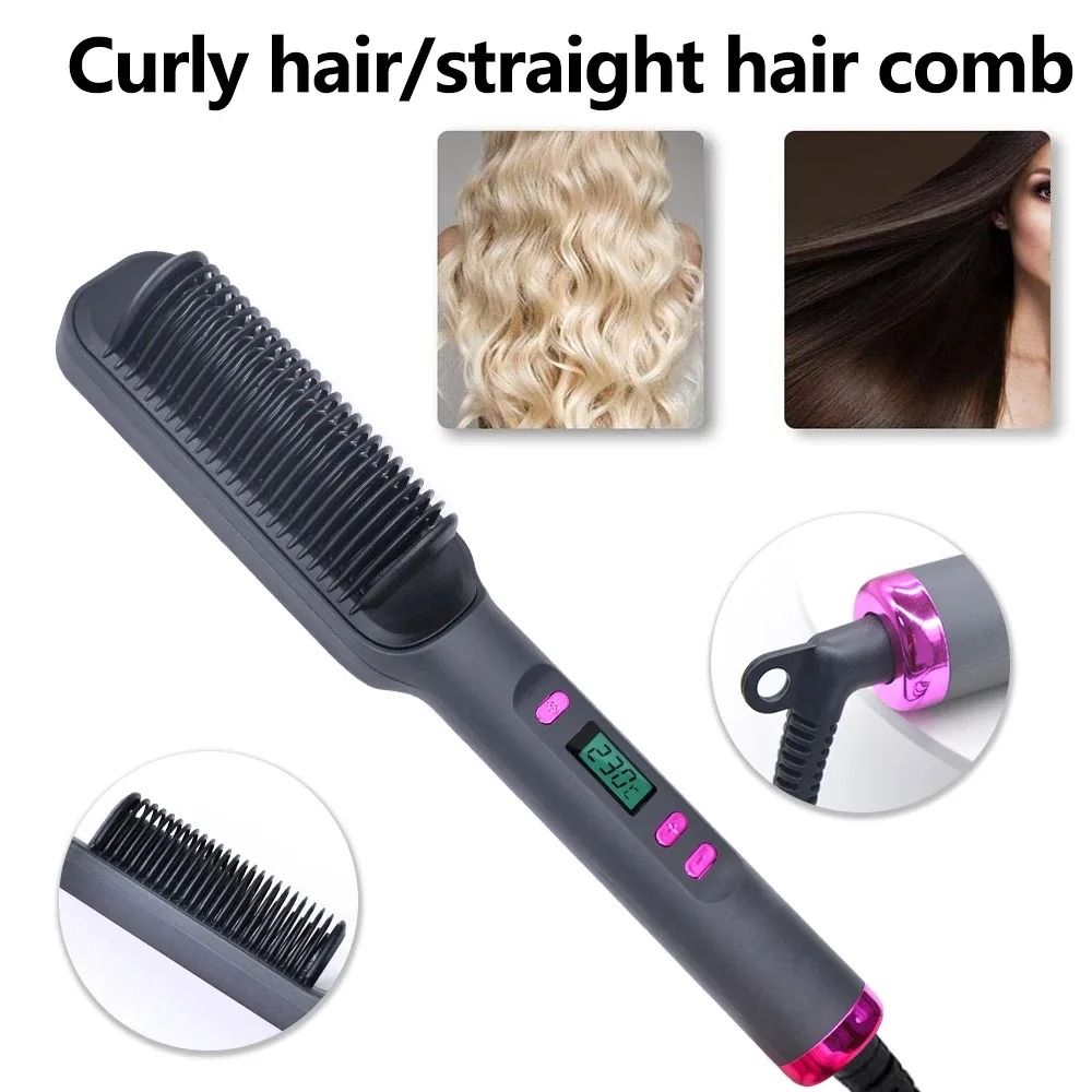 Electric Negative Ion Straightening Comb For Smooth And Safe Styling 5