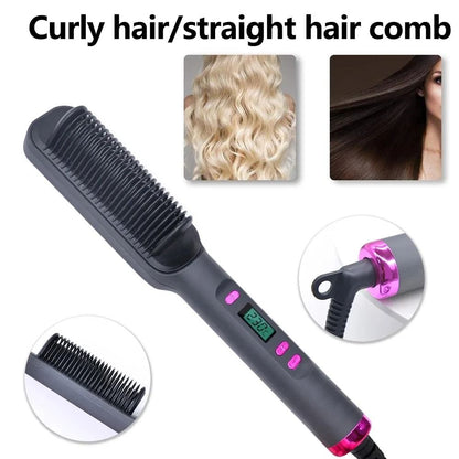 Electric Negative Ion Straightening Comb For Smooth And Safe Styling 5