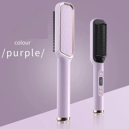 Electric Negative Ion Straightening Comb For Smooth And Safe Styling 8