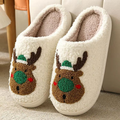 Winter Indoor Slippers  Cute Flower Slides For Women Men  Couples With Soft Flat Sole 10