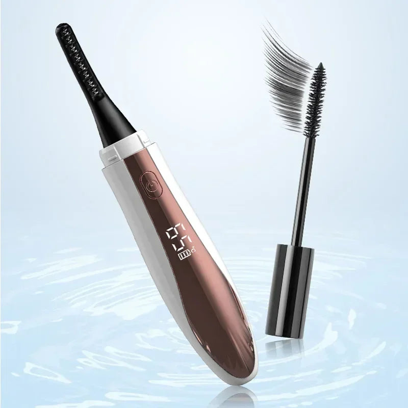 Portable Heated Eyelash Curler USB Type C Charging, Wide Angle Mini Electric Eye Lash Curler for Makeup Beauty