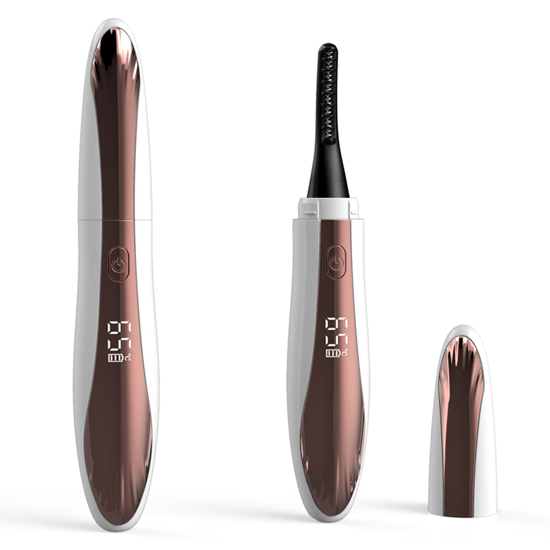 Portable Heated Eyelash Curler USB Type C Charging, Wide Angle Mini Electric Eye Lash Curler for Makeup Beauty