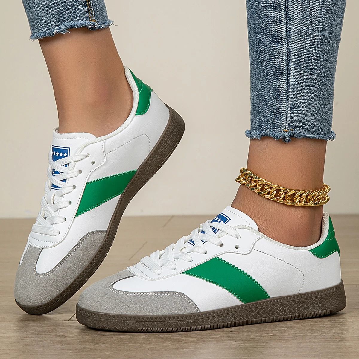 Lightweight Lace Up Fashion Sneakers Comfortable Non Slip Casual Sports Shoes 7