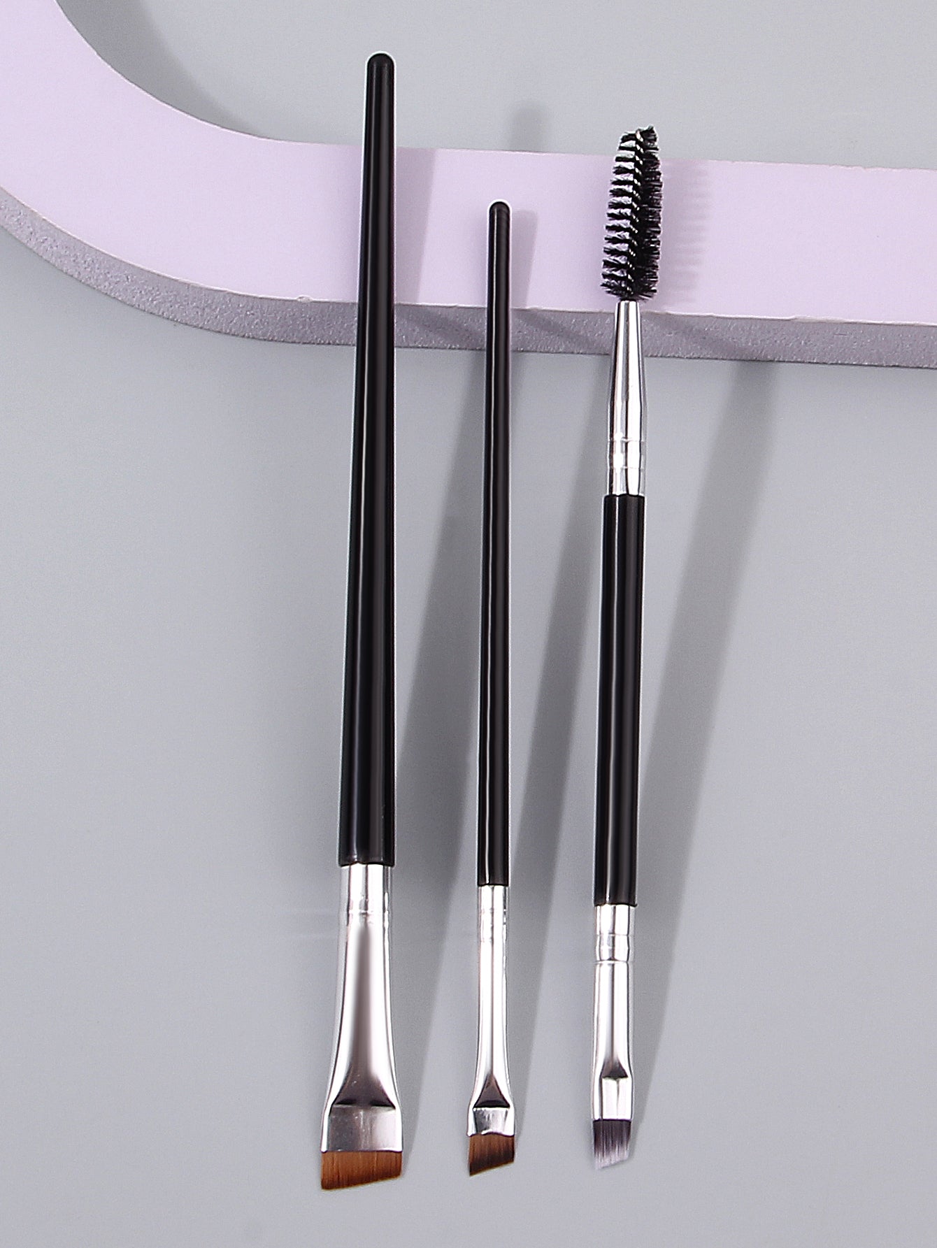Professional Eye Makeup Brush Set, Eyebrow Brush, Double Headed Eyelash Brush, Ultra Thin Eyeliner Brush, Portable Brush