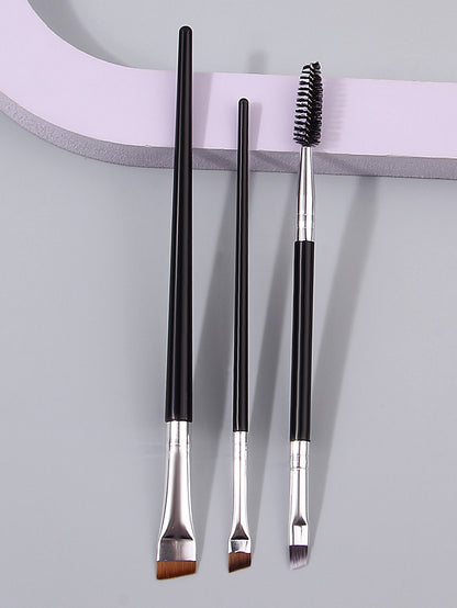 Professional Eye Makeup Brush Set, Eyebrow Brush, Double Headed Eyelash Brush, Ultra Thin Eyeliner Brush, Portable Brush