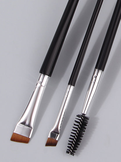 Professional Eye Makeup Brush Set, Eyebrow Brush, Double Headed Eyelash Brush, Ultra Thin Eyeliner Brush, Portable Brush