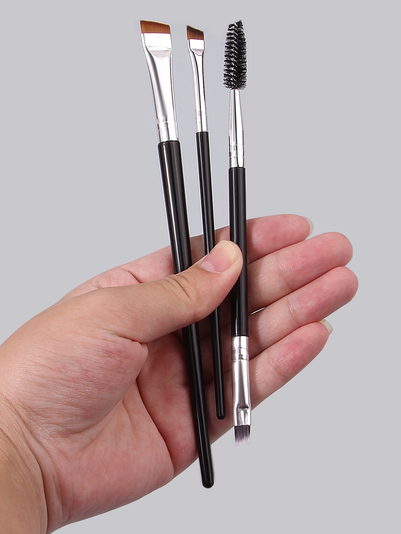 Professional Eye Makeup Brush Set, Eyebrow Brush, Double Headed Eyelash Brush, Ultra Thin Eyeliner Brush, Portable Brush