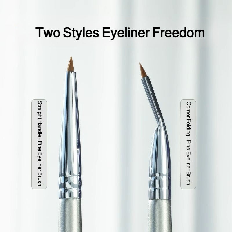 Precision Detail Eye Makeup Brush, Foldable Eyeliner Pen with Concealer Multi Functional Tool, Professional Makeup