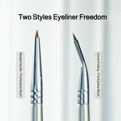 Precision Detail Eye Makeup Brush, Foldable Eyeliner Pen with Concealer Multi Functional Tool, Professional Makeup