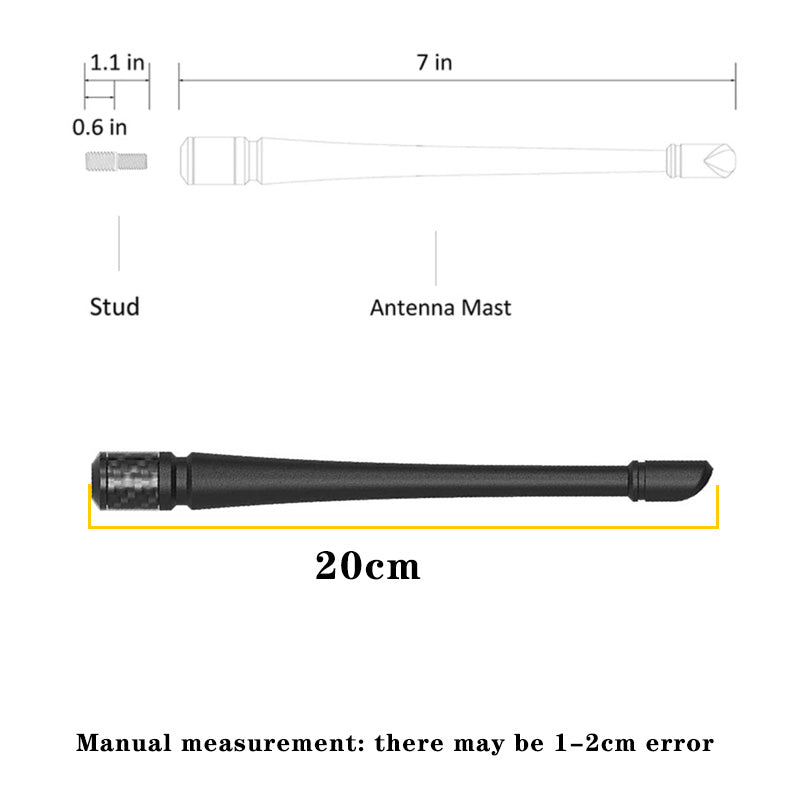Rubber Antenna Replacement AM FM Radio Signal Aerial For Jeep Dodge Ram Ford Raptor Accessories 1