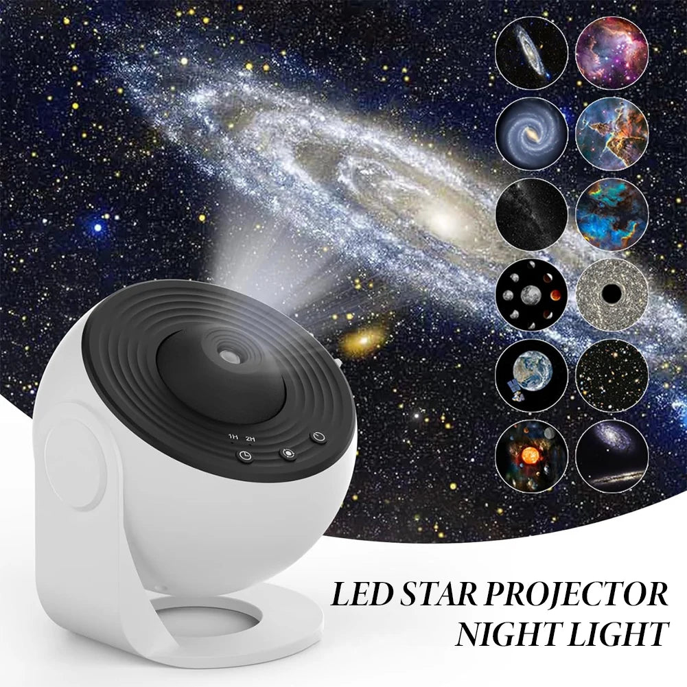 Magic Galaxy Projector Night Light 360 Rotating Starry Sky For Bedroom Ambiance Kids Sleep Aid And  2
