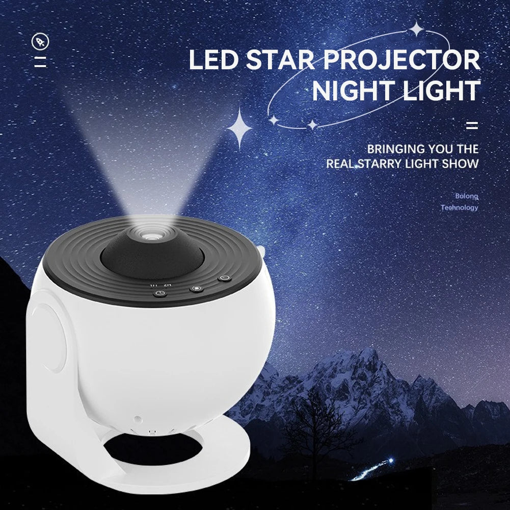 Magic Galaxy Projector Night Light 360 Rotating Starry Sky For Bedroom Ambiance Kids Sleep Aid And  3