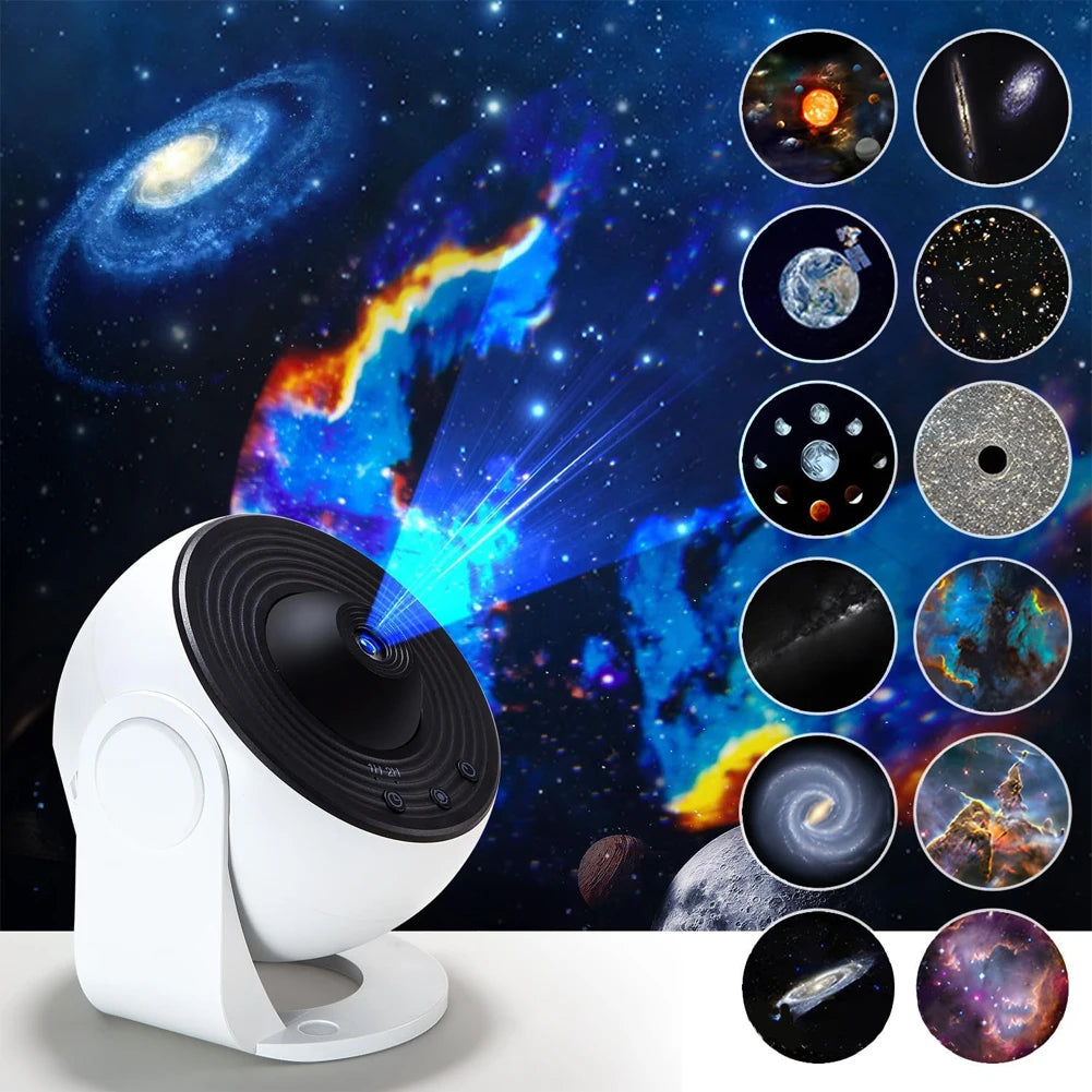 Magic Galaxy Projector Night Light 360 Rotating Starry Sky For Bedroom Ambiance Kids Sleep Aid And  4