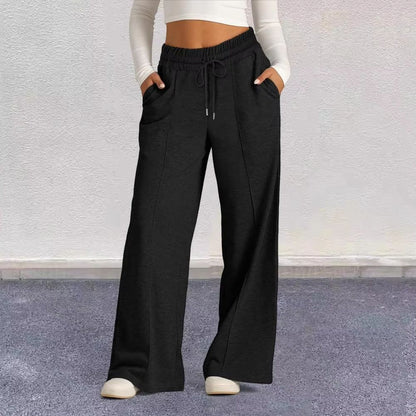 Womens Straight Leg Yoga Sweatpants  Loose Wide Leg Casual Tracksuit Pants For Gym  Outdoor 1