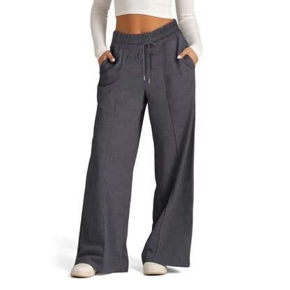 Womens Straight Leg Yoga Sweatpants  Loose Wide Leg Casual Tracksuit Pants For Gym  Outdoor 6