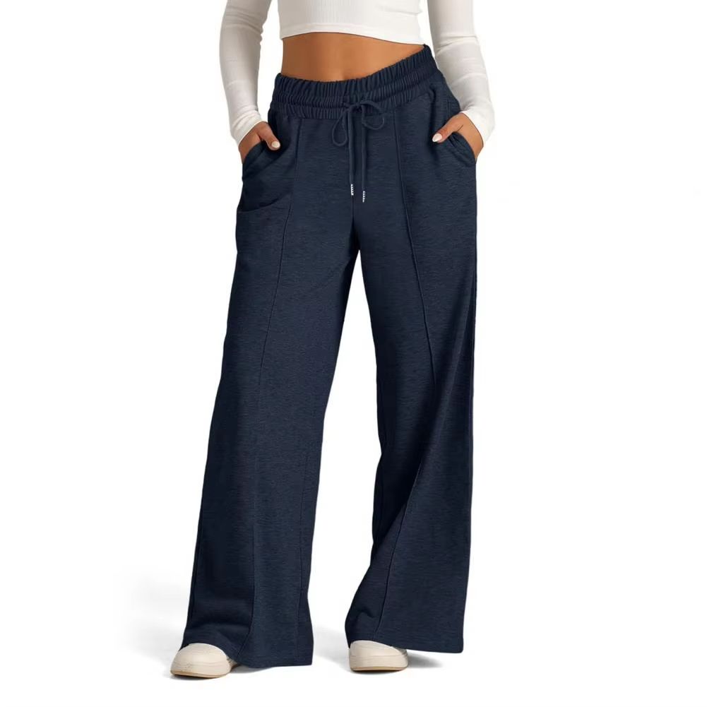 Womens Straight Leg Yoga Sweatpants  Loose Wide Leg Casual Tracksuit Pants For Gym  Outdoor 8
