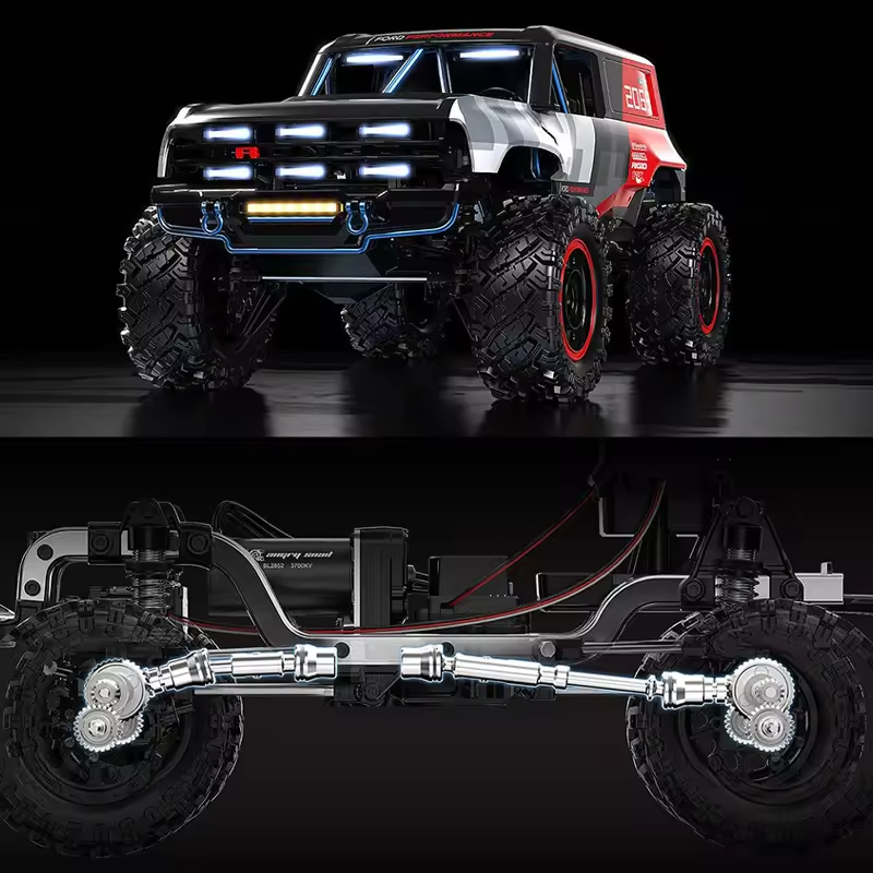 H12P Brushless High-Speed Remote Control Car, 1:12 Scale 4WD Professional RC Climbing Car, RTR Off-Road Vehicle