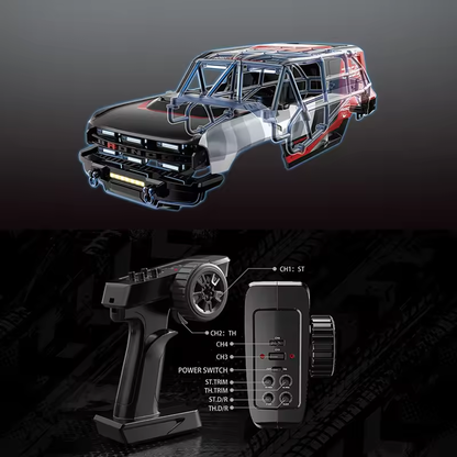 H12P Brushless HighSpeed Remote Control Car 112 Scale 4WD Professional RC Climbing Car RTR OffRoad  2