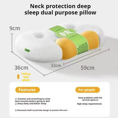 Memory Foam Cervical Pillow For Neck Pain Relief Ergonomic Orthopedic Contour Support 9