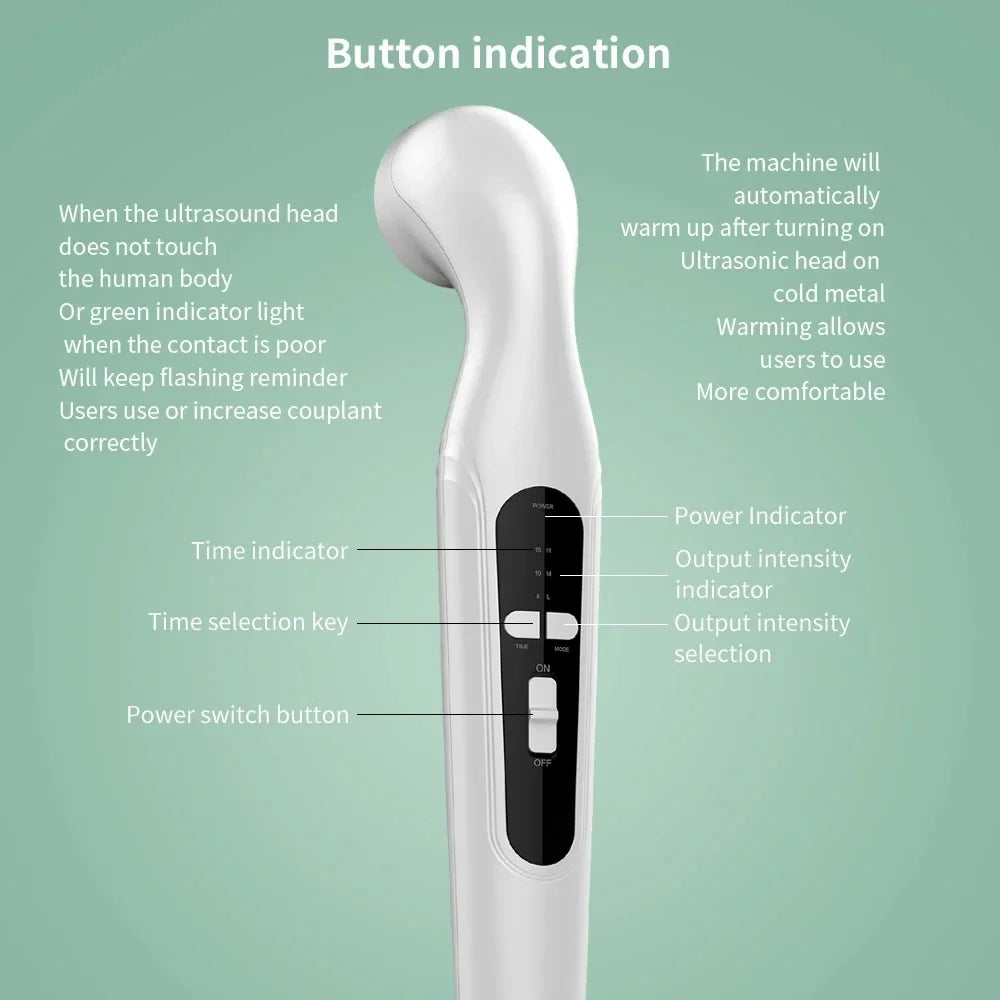Portable Ultrasound Machine For Pain Relief Therapeutic Physiotherapy Equipment For Arthritis Muscl 2