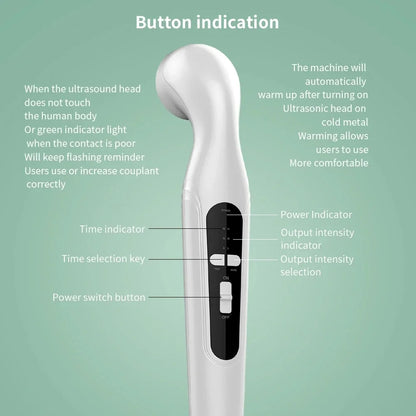 Portable Ultrasound Machine For Pain Relief Therapeutic Physiotherapy Equipment For Arthritis Muscl 2