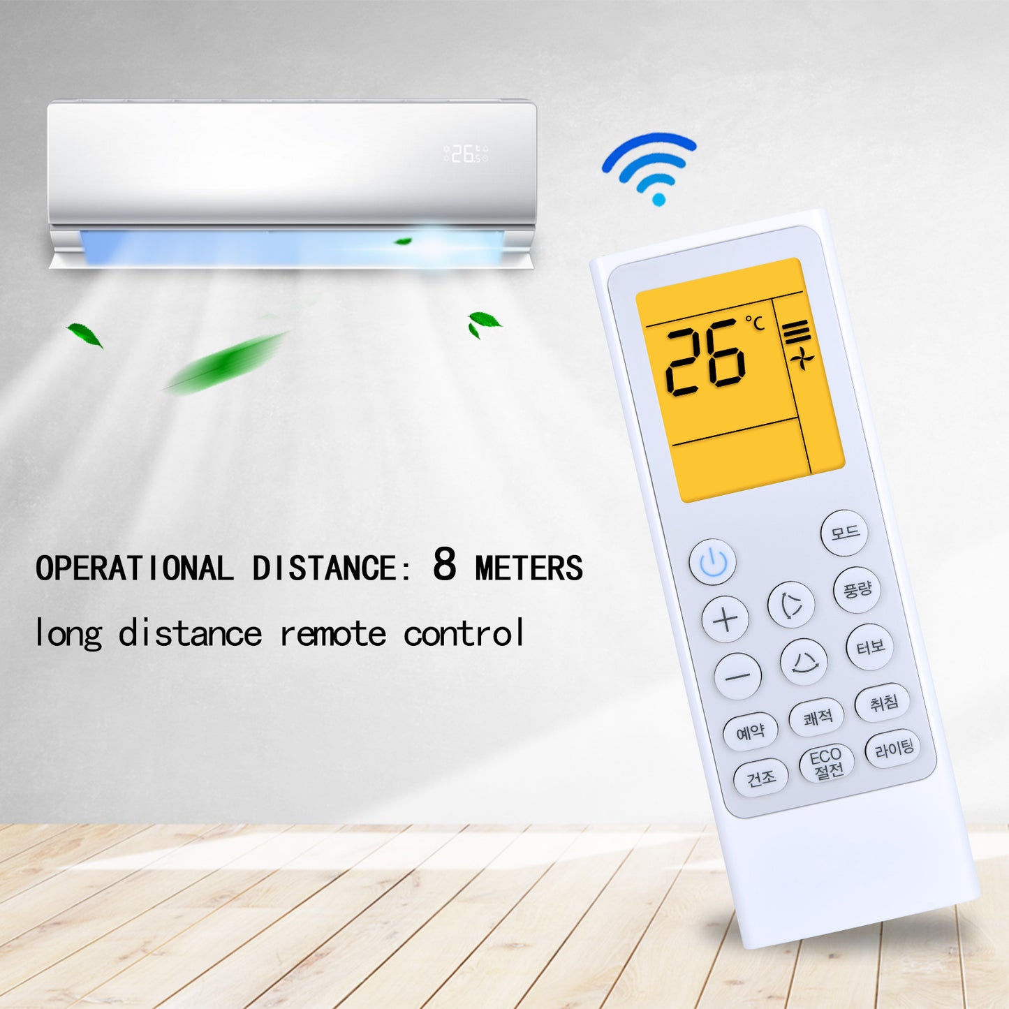 New Replacement Remote Control for KLASSE Air Conditioner Units, Universal AC Remote