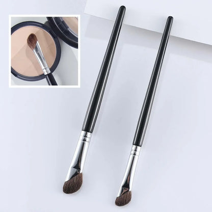 Portable 3D Contour Nose Shadow Brush, Highlighter Makeup Brush, Angled Eyeliner Wand for Travel and Professional Use