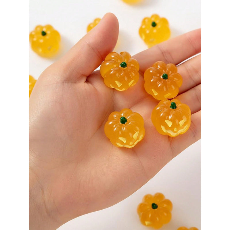 Glowing Resin Pumpkins, Mini Resin Pumpkins, Fall Halloween Decorations, Autumn Party Gifts, Festive Home Accents
