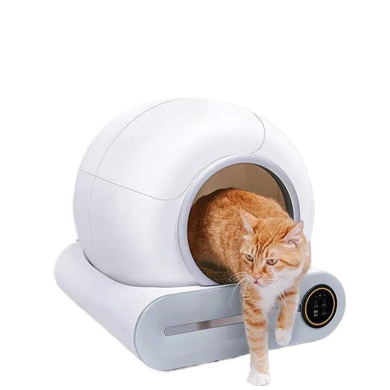 Automatic Cleaning Cat Litter Box Smart Enclosed Electric Toilet With Deodorizing For OdorFree Home 2