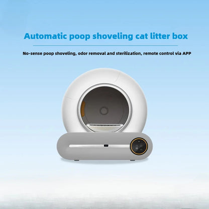 Automatic Cleaning Cat Litter Box Smart Enclosed Electric Toilet With Deodorizing For OdorFree Home 3