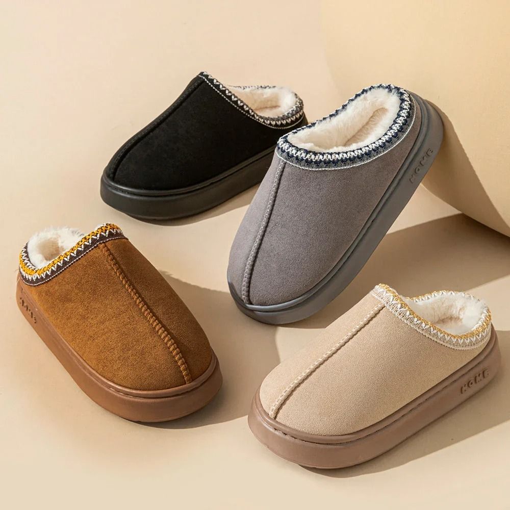 Cozy Plush Platform Slippers For Women 1