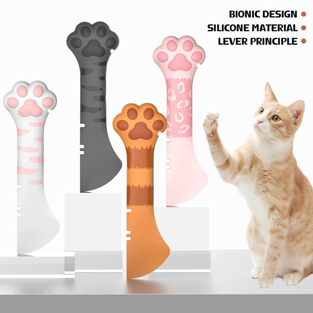 Multifunction Pet Spoon Jar Opener for Feeding Wet and Dry Food