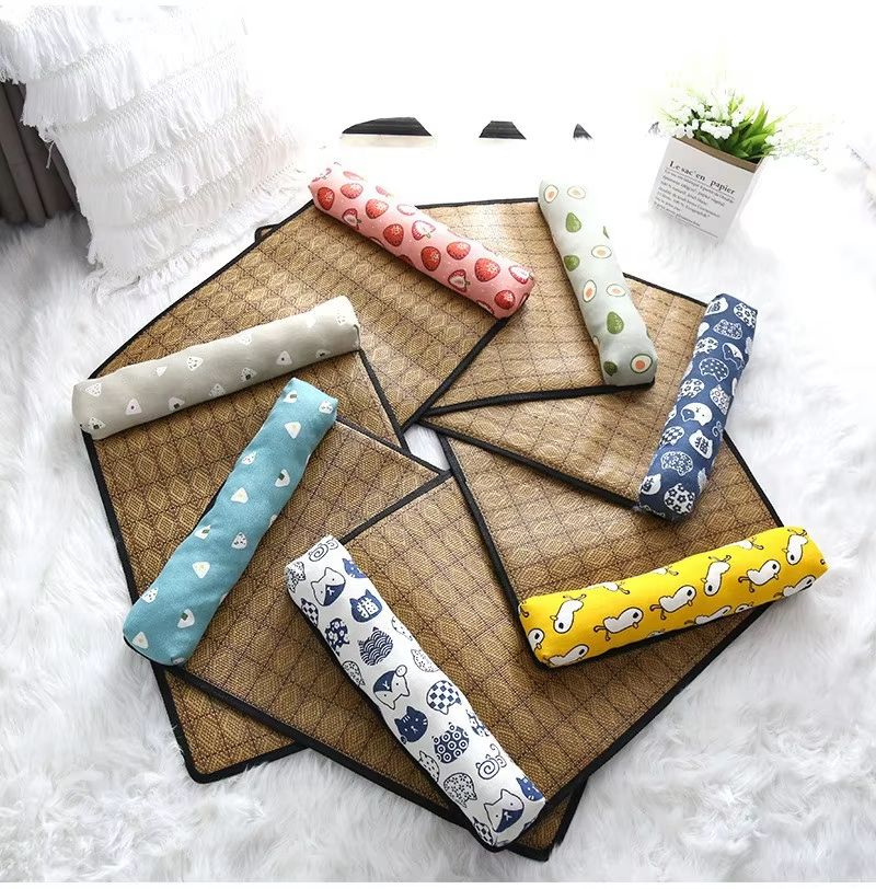 Natural Rattan Cooling Mat For Cats And Dogs  Breathable Summer Pet Bed Pad 5