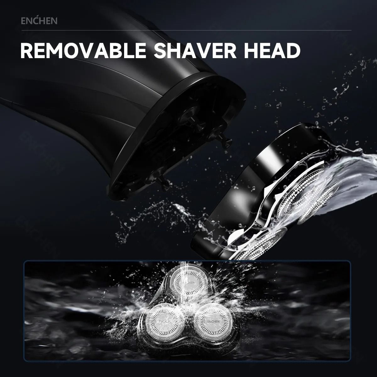 ENCHEN BR 3 BlackStone 3D Floating Replacement Blade Head For Electric Shaver 3