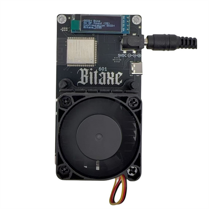 Bitaxe Gamma 601, 1.2TH/S BTC Solo Miner with BM1370 Chip, 18-22W