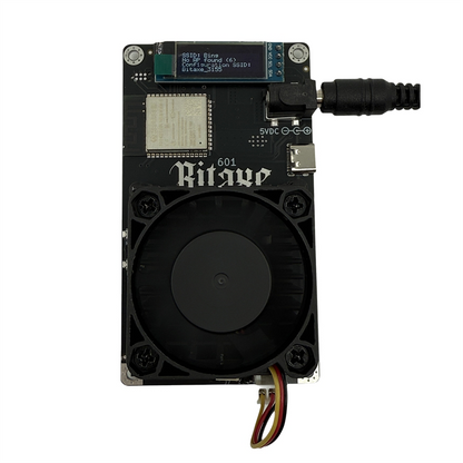 Bitaxe Gamma 601, 1.2TH/S BTC Solo Miner with BM1370 Chip, 18-22W