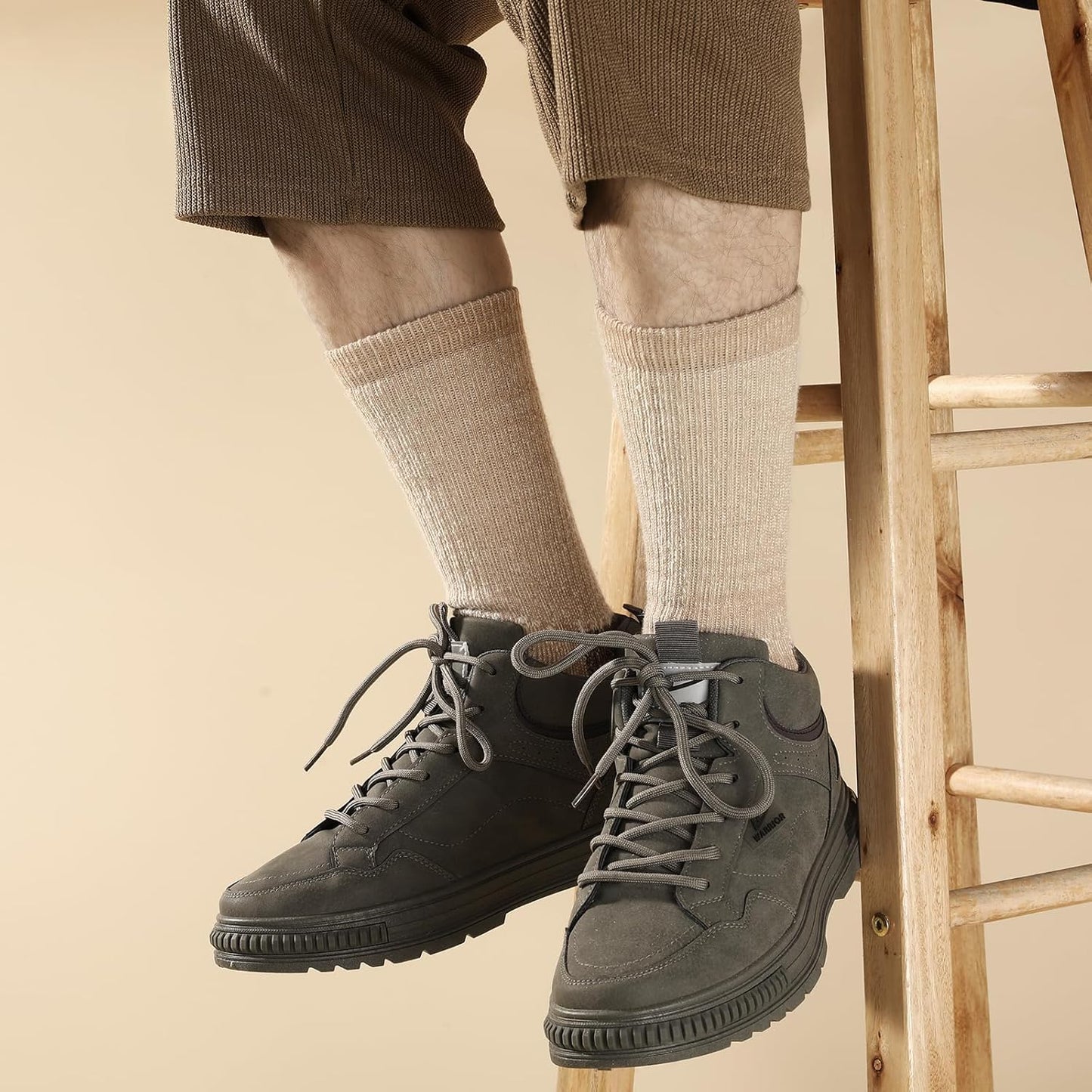 Ultra Warm Merino Wool Socks for Men & Women, Thermal Winter Hiking Socks, Breathable Boot & Skiing Socks