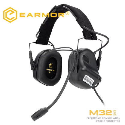 EARMOR M32 MOD4SE Tactical Shooting Earmuffs  Noise Reduction Headset With Helmet ARC Rail  Kenwood 11