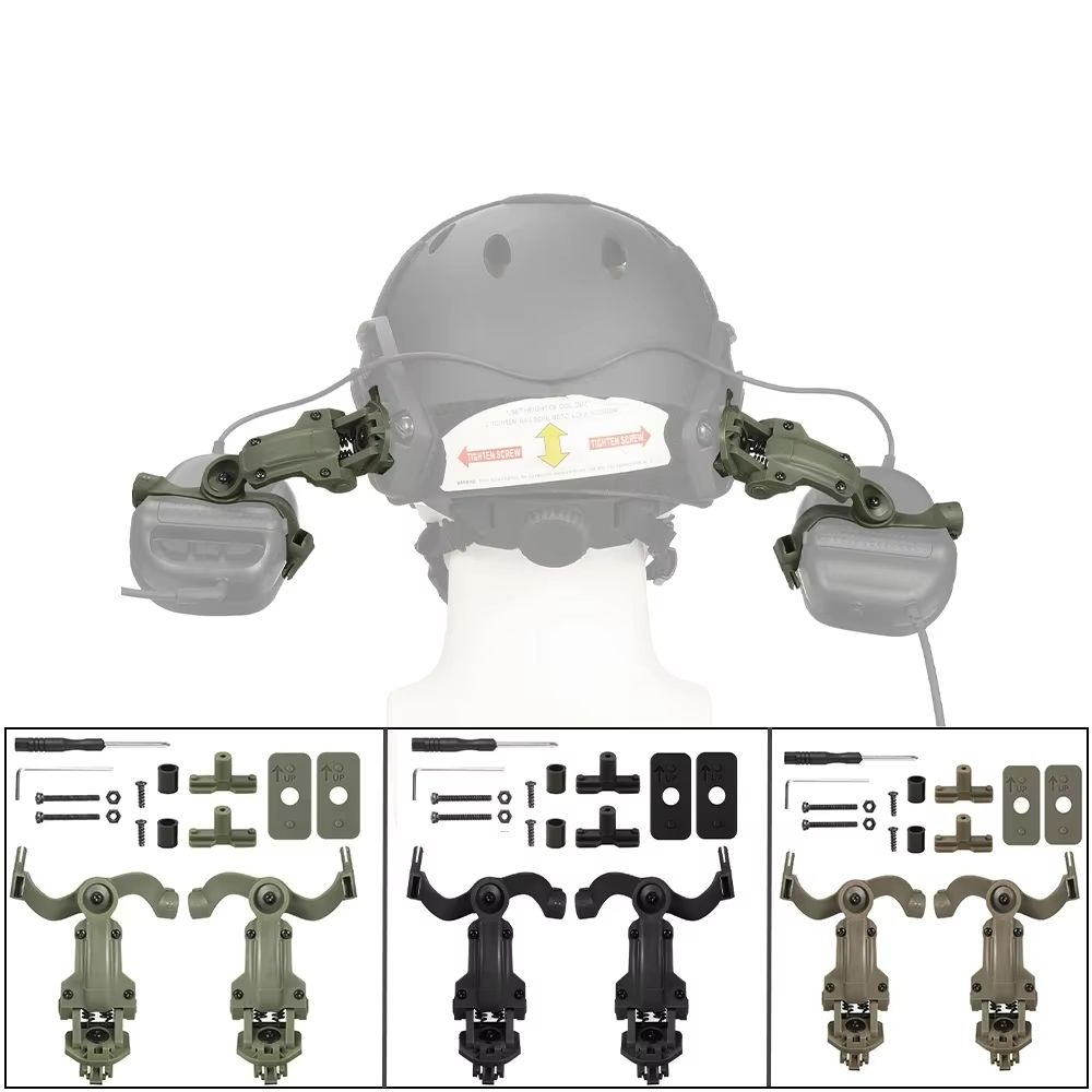 EARMOR M32 MOD4SE Tactical Shooting Earmuffs  Noise Reduction Headset With Helmet ARC Rail  Kenwood 4