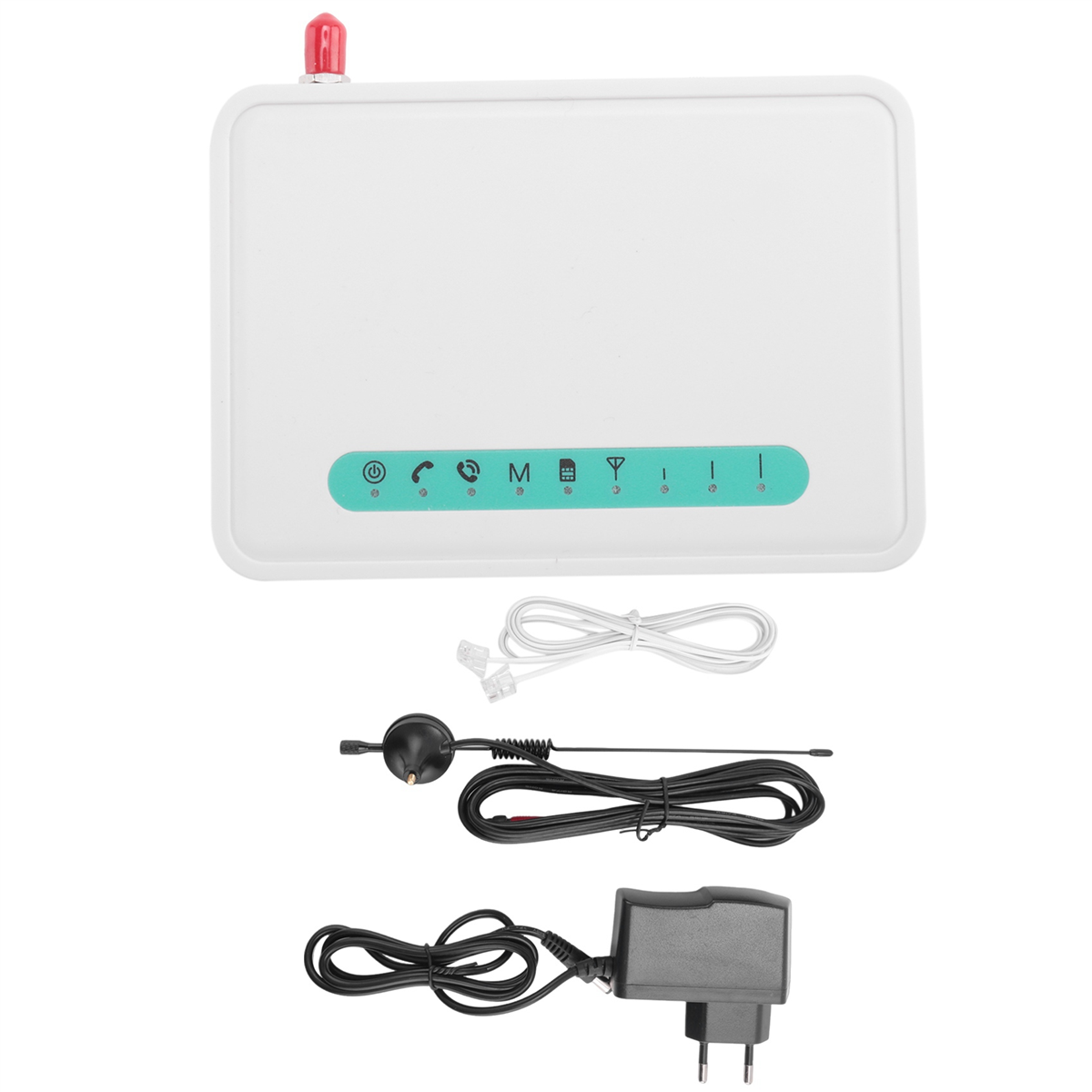 Desktop Caller Dialer with SIM Card Slot, Y14A Quad Band GSM Fixed Wireless Terminal for Home & Business Phone Lines