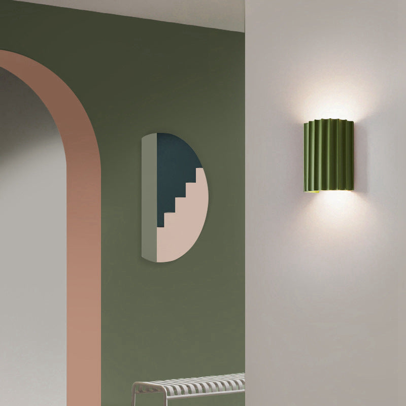 Nordic LED Wall Lamp Modern Pumpkin Resin Sconce For Bedroom Bedside Home Decor Lighting 1