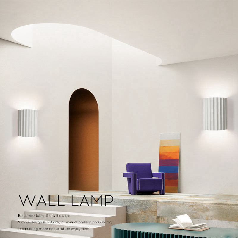 Nordic LED Wall Lamp Modern Pumpkin Resin Sconce For Bedroom Bedside Home Decor Lighting 2