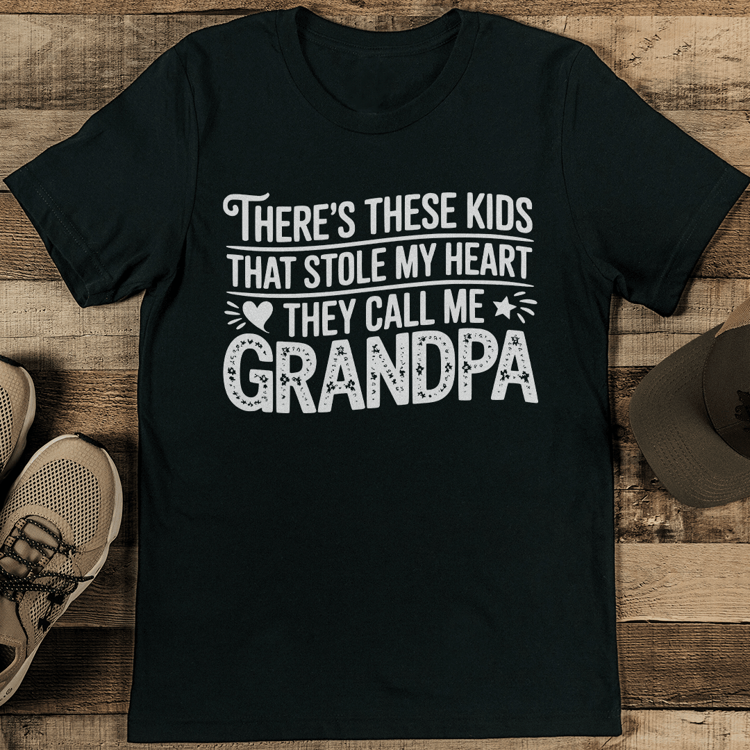 There's These Kids That's Sole My Heart The Call Me Grandpa Tee